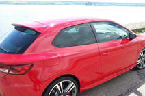 Seat Leon 2013-2020 Spoiler DPT V-1 (2-drzwiowy, Czarny Połysk) zdjęcia 2