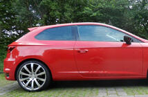 Seat Leon 2013-2020 Spoiler DPT V-1 (2-drzwiowy, Czarny Połysk) zdjęcia 4