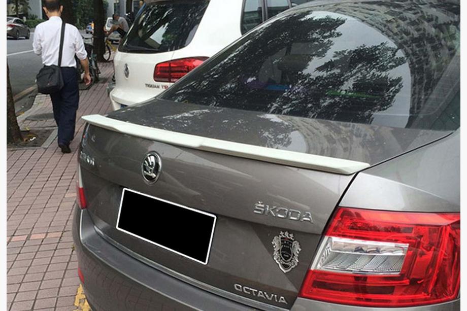 Skoda Octavia III A7 2013-2019 Spoiler DPT V-2 (Czarny Połysk) Image