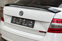 Skoda Octavia III A7 2013-2019 Spojler DPT V-5 (Czarny Połysk) zdjęcia 1
