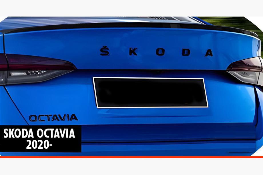 Skoda Octavia IV A8 2020- Spoiler DPT V-2 (Czarny Połysk) Zdjęcia 1