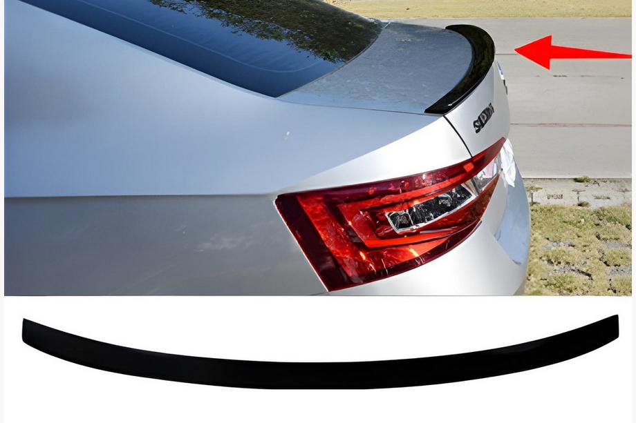 Skoda Superb 2015-2024 Spoiler DPT V-1 (2019-2024, Czarny Połysk) Image