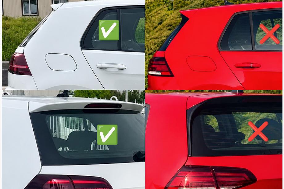 Volkswagen Golf 7/E-Golf 2012-2020 Spoiler tylny DPT V-5 (do Base HB, czarny połysk) Zdjęcia 2