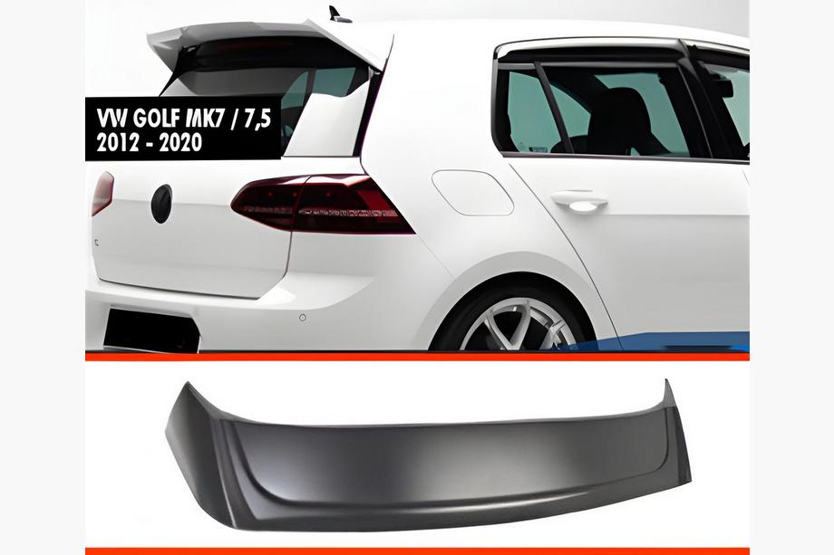 Volkswagen Golf 7/E-Golf 2012-2020 Spoiler DPT V-6 (HB, Czarny Połysk) Image