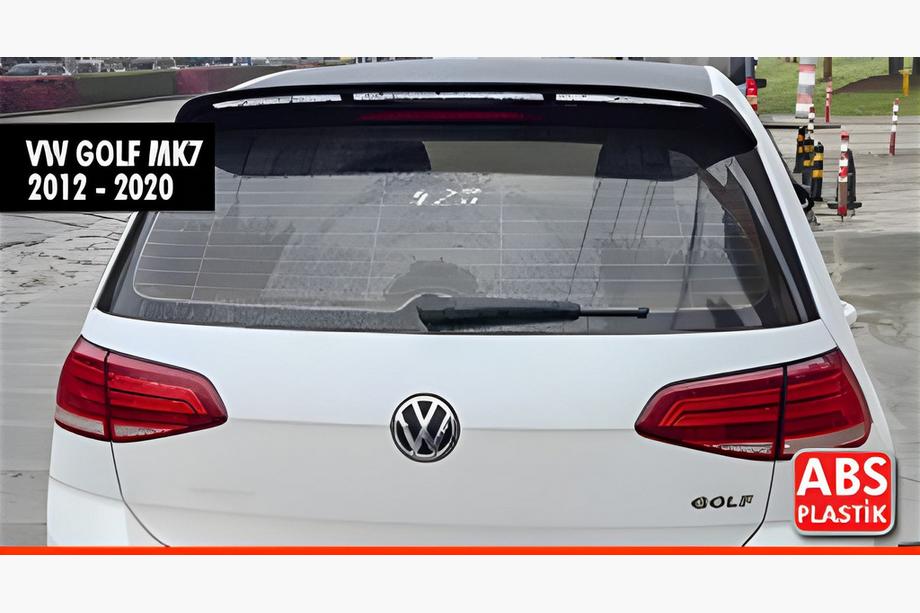 Volkswagen Golf 7/E-Golf 2012-2020 Spoiler DPT V-8 (HB, Czarny Połysk) Image