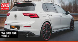 Volkswagen Golf 8 2019- Spojler DPT V-3 (HB, Czarny Połysk) zdjęcia 1