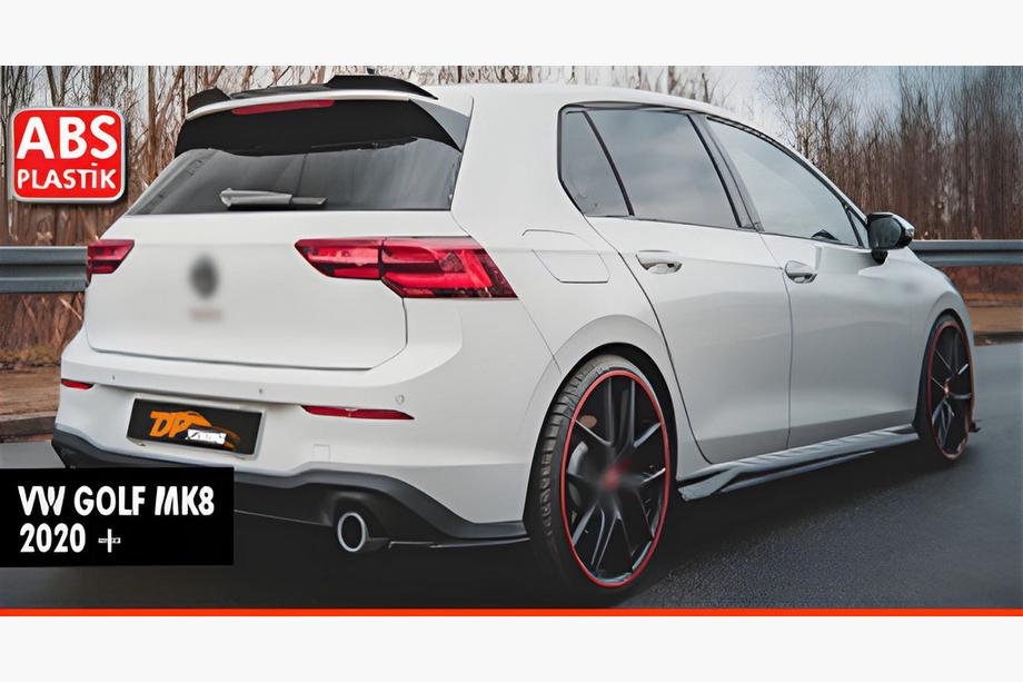 Volkswagen Golf 8 2019- Spojler DPT V-3 (HB, Czarny Połysk) Image