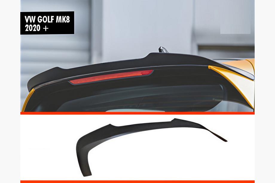Volkswagen Golf 8 2019- Spoiler DPT V-4 (HB, Czarny Połysk) Image