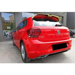Spojler Tylny DPT V-4 (2017-2021, HB, Czarny Połysk) Volkswagen Polo 2017- zdjęcia 3