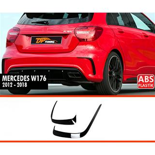 Nakładki Spoilera Tylnego DPT (Czarny Połysk) Mercedes A-сlass W176 2012-2018