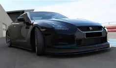 Nissan GT-R 2008-2025 Przedni Lip DPT (Czarny Połysk) zdjęcia 2