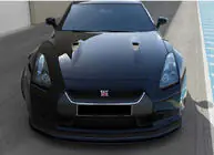 Nissan GT-R 2008-2025 Przedni Lip DPT (Czarny Połysk) zdjęcia 3