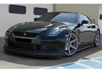 Nissan GT-R 2008-2025 Przedni Lip DPT (Czarny Połysk) zdjęcia 4