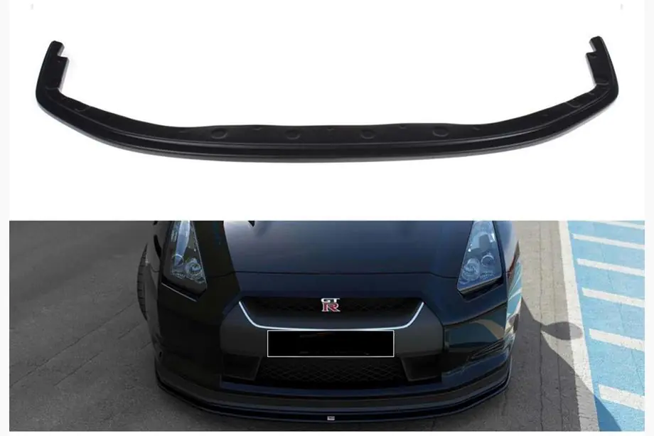 Nissan GT-R 2008-2025 Przedni Lip DPT (Czarny Połysk) Image