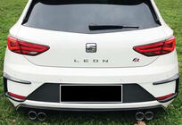 Seat Leon 2013-2020 Nakładki na tylny zderzak DPT (2017-2020, 2 szt., czarny połysk) zdjęcia 2