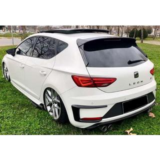 Nakładki na tylny zderzak DPT (2017-2020, 2 szt., czarny połysk) Seat Leon 2013-2020 zdjęcia 1