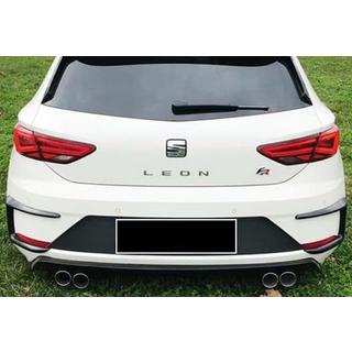Nakładki na tylny zderzak DPT (2017-2020, 2 szt., czarny połysk) Seat Leon 2013-2020 zdjęcia 2