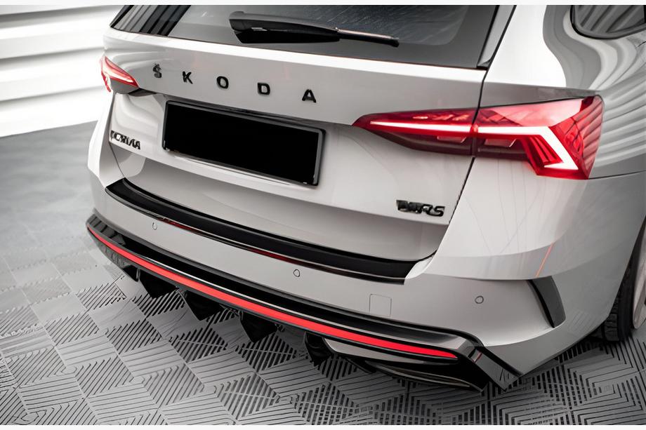 Skoda Octavia IV A8 2020- Dyfuzor Tylny DPT (Czarny Połysk) Zdjęcia 1
