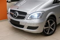 Mercedes Vito W639 2004-2014 Atrapa Przednia Diamond Silver (2010-2014) zdjęcia 1