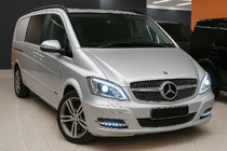 Mercedes Vito W639 2004-2014 Atrapa Przednia Diamond Silver (2010-2014) zdjęcia 2