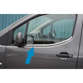 Listwy ozdobne szyb Omsa Line (2 szt, stal nierdzewna) Citroen Berlingo/Multispace 2018- zdjęcia 1
