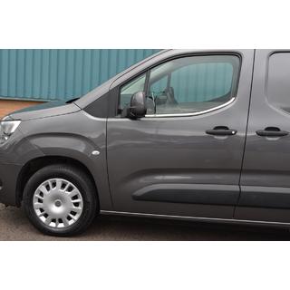 Listwy ozdobne szyb Omsa Line (2 szt, stal nierdzewna) Citroen Berlingo/Multispace 2018- zdjęcia 3