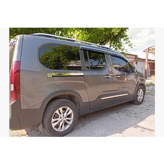 Listwy drzwi przesuwnych ze stali nierdzewnej (2 szt.) Toyota Proace City 2016- zdjęcia 1