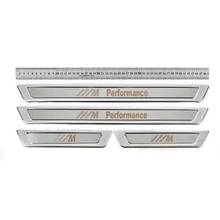 Uniwersalne nakładki progowe BMW M Performance V-1 (4 szt., stal nierdzewna) zdjęcia 2