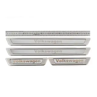 Uniwersalne nakładki progowe Volkswagen V-1 (4 szt., stal nierdzewna) zdjęcia 1