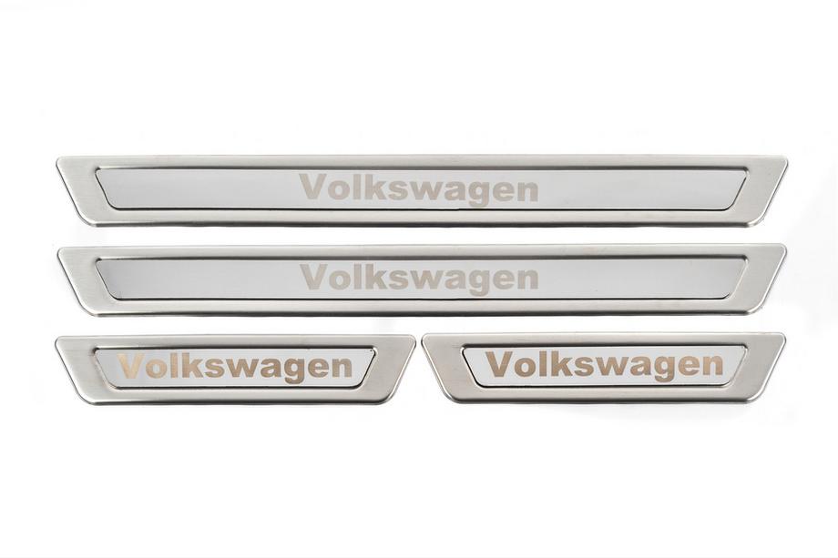 Volkswagen Uniwersalne nakładki progowe Volkswagen V-1 (4 szt., stal nierdzewna) Zdjęcia 4