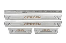 Citroen Uniwersalne nakładki progowe Citroen V-2 (4 szt., stal nierdzewna) zdjęcia 1