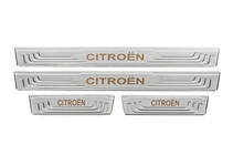 Citroen Uniwersalne nakładki progowe Citroen V-2 (4 szt., stal nierdzewna) zdjęcia 2