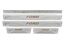 Ford Uniwersalne nakładki progowe Ford V-2 (4 szt., stal nierdzewna) zdjęcia 1