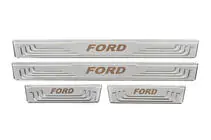Ford Uniwersalne nakładki progowe Ford V-2 (4 szt., stal nierdzewna) zdjęcia 2
