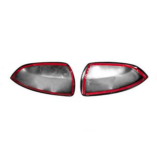 Czarne Nakładki na Lusterka (2010-2014, Stal Nierdzewna) Mercedes Vito W639 2004-2014 zdjęcia 4