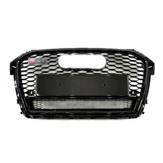 Przedni Grill RS-Style z Napisem Quattro (2014-2018, czarny) zdjęcia 1