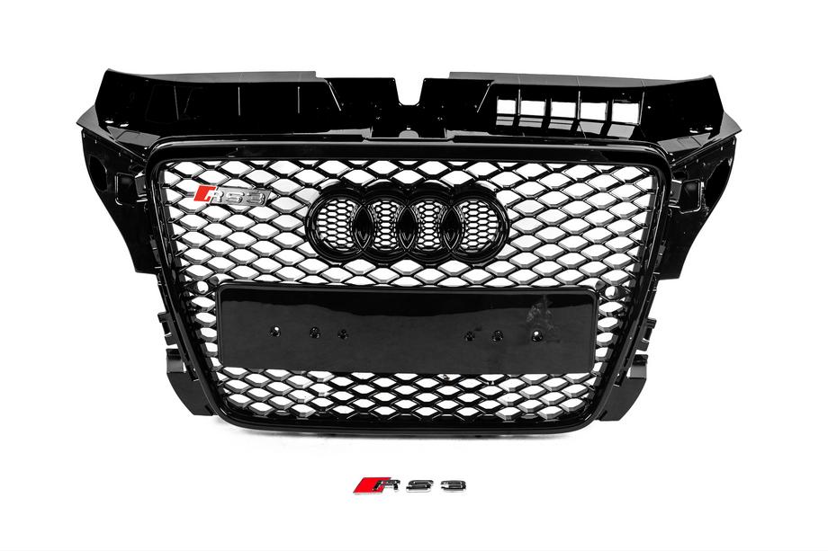 Audi A3 2003-2012 Atrapa Chłodnicy RS-Style (2008-2012, czarna z chromem) Image