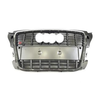 Atrapa przednia S-Style (2008-2012, szara z chromem) Audi A3 2003-2012 zdjęcia 2