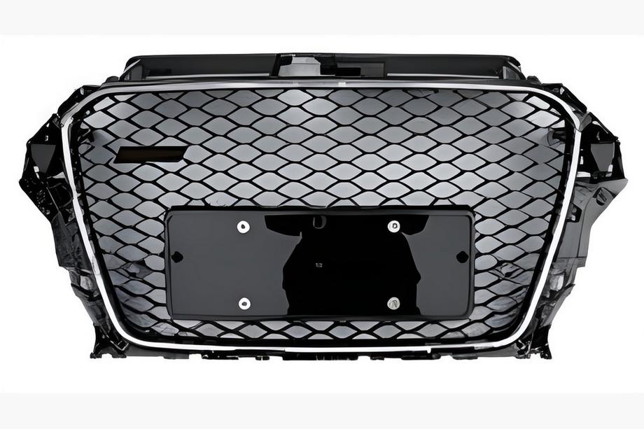 Audi A3 2012-2020 Atrapa Chłodnicy RS-Style (2012-2016, czarna z chromem) Image
