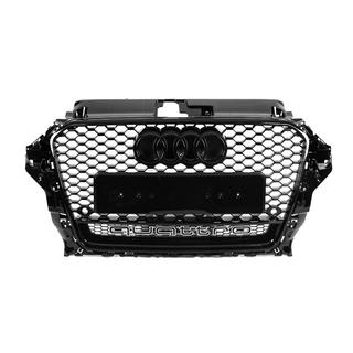 Przedni Grill RS-Style z Napisem Quattro (2012-2016, czarny) zdjęcia 1