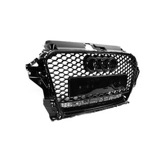 Przedni Grill RS-Style z Napisem Quattro (2012-2016, czarny) zdjęcia 3