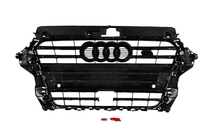 Audi A3 2012-2020 Atrapa Chłodnicy S-Style (2012-2016, czarna) zdjęcia 4