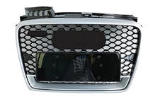 Audi A4 B7 2004-2008 Atrapa przednia RS-Style V-1 (czarna z chromem) zdjęcia 1