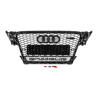 Przedni grill z napisem Quattro RS-style (2007-2011, czarny) zdjęcia 4
