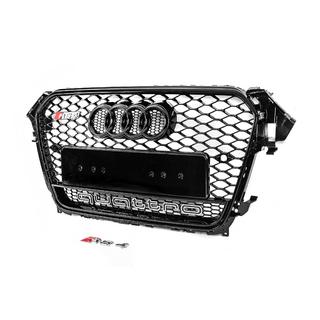 Przedni grill RS-style czarny z napisem Quattro (2012-2015) zdjęcia 3