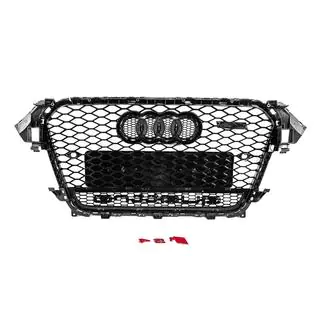 Przedni grill RS-style czarny z napisem Quattro (2012-2015) zdjęcia 4