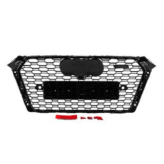 Przedni grill w stylu RS z napisem Quattro (2015-2019, czarny) zdjęcia 4