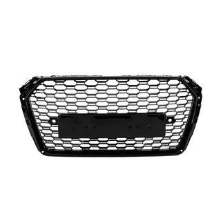 Przedni grill RS-style Quattro (bez logo, 2015-2019, czarny) zdjęcia 1
