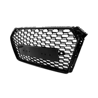 Przedni grill RS-style Quattro (bez logo, 2015-2019, czarny) zdjęcia 2