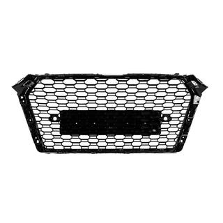 Przedni grill RS-style Quattro (bez logo, 2015-2019, czarny) zdjęcia 4